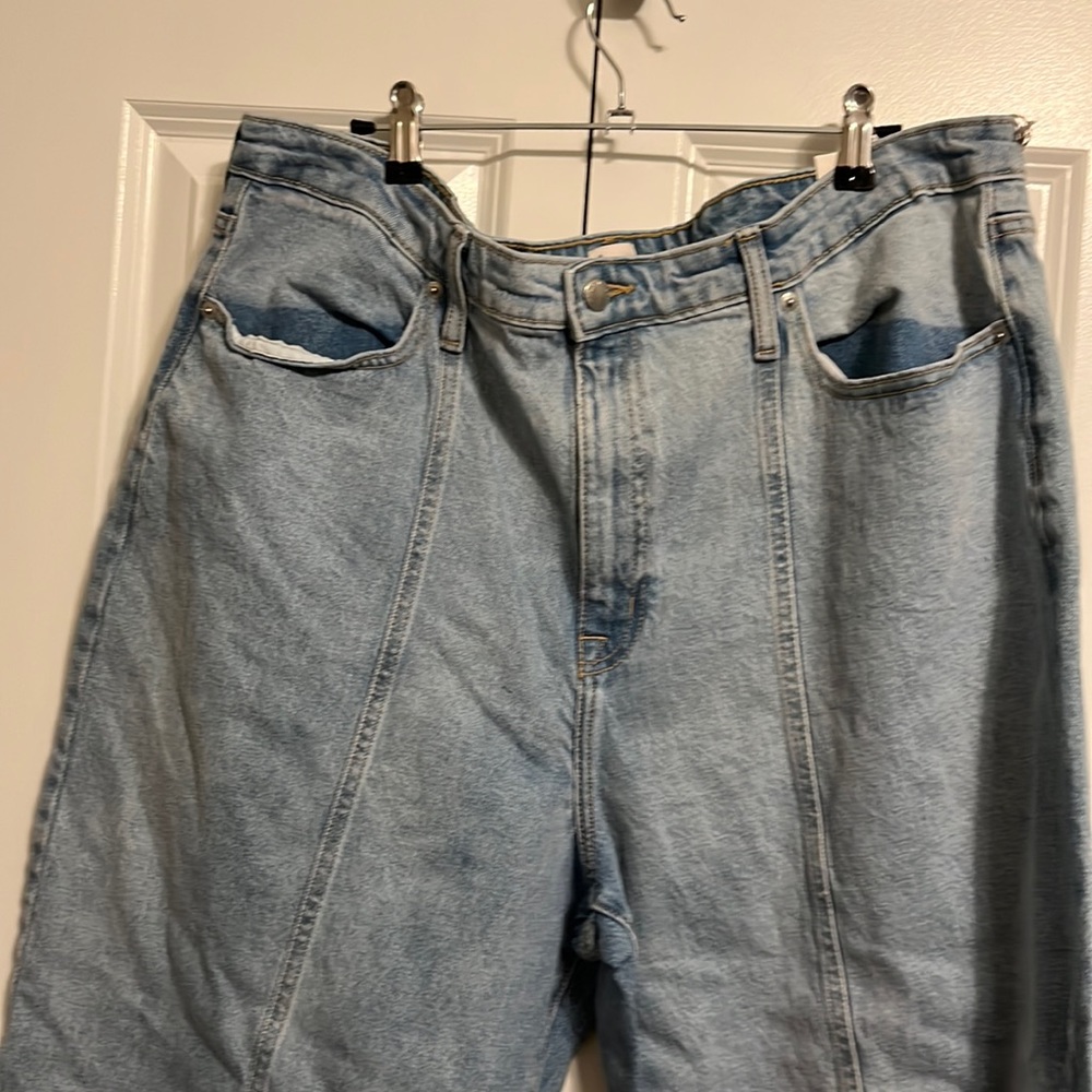 Woman’s blue Jean size 18/ 34 R NWT  made by a.new day.   Highest rise tapered